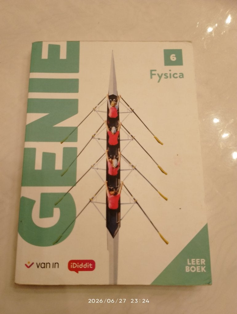 Genie, fysica 6, ibancode zie foto,nog boeken bij mijn zoek, Boeken, ASO, Natuurkunde, Ophalen of Verzenden, Zo goed als nieuw