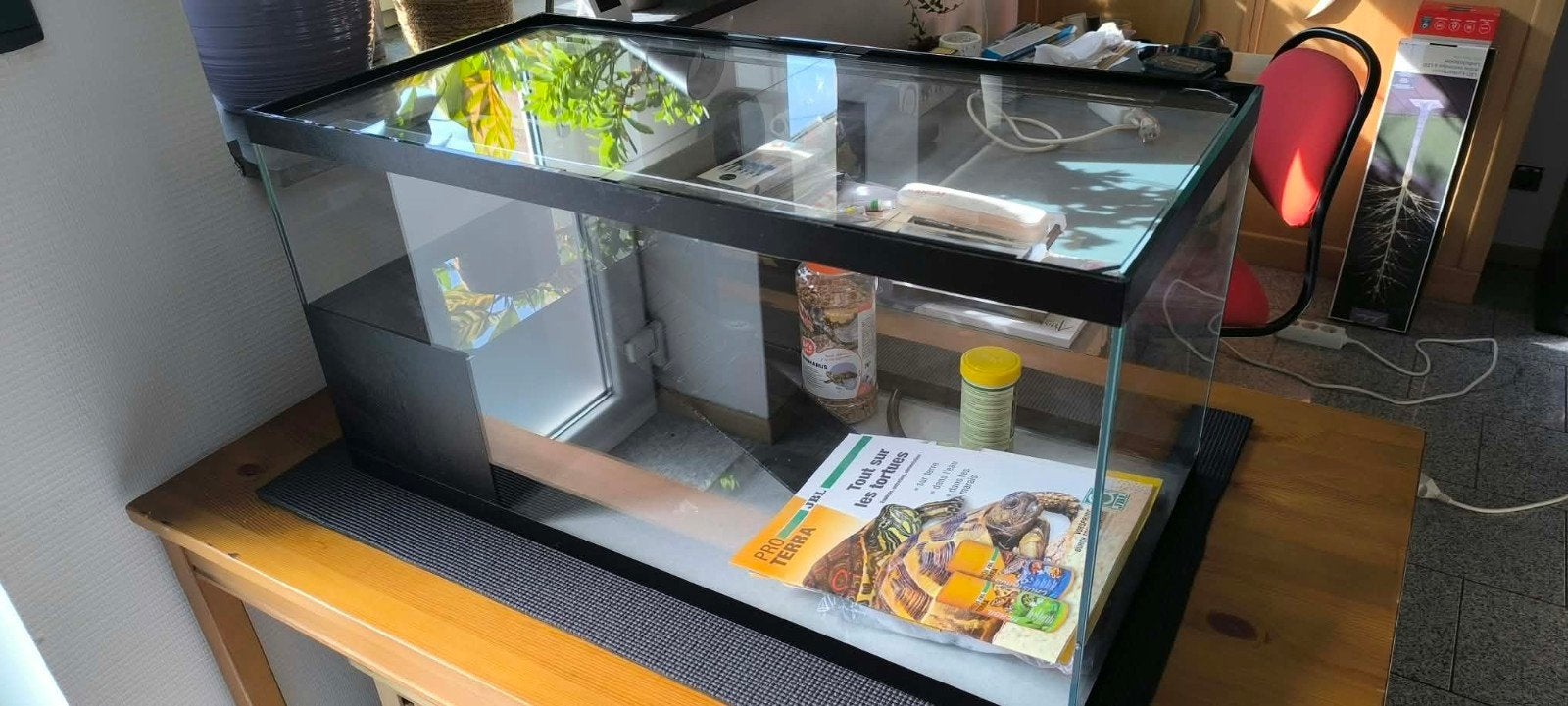 aquaterrarium en excellent etat 6 mois d utilisation, Animaux & Accessoires, Enlèvement