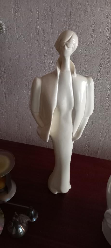 beeld, Ophalen, 20 - 50 cm, Wit, Overige materialen