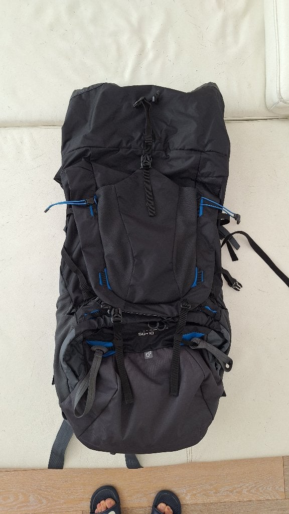 Deuter Aircontact Lite PRO 50+10 - état neuf, Sports & Fitness, Alpinisme & Randonnée, Comme neuf, Sac à dos, Enlèvement