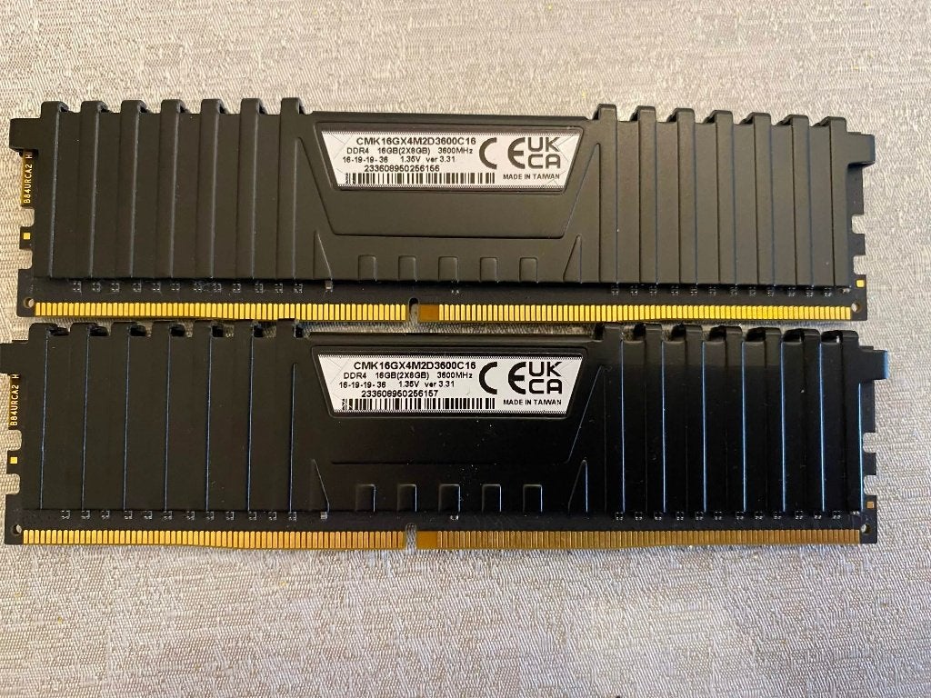 Corsair Vengeance LPX 16 GB (2x8 GB) DDR4 3600 MHz CL16, Computers en Software, RAM geheugen, Gebruikt, DDR4, Ophalen of Verzenden