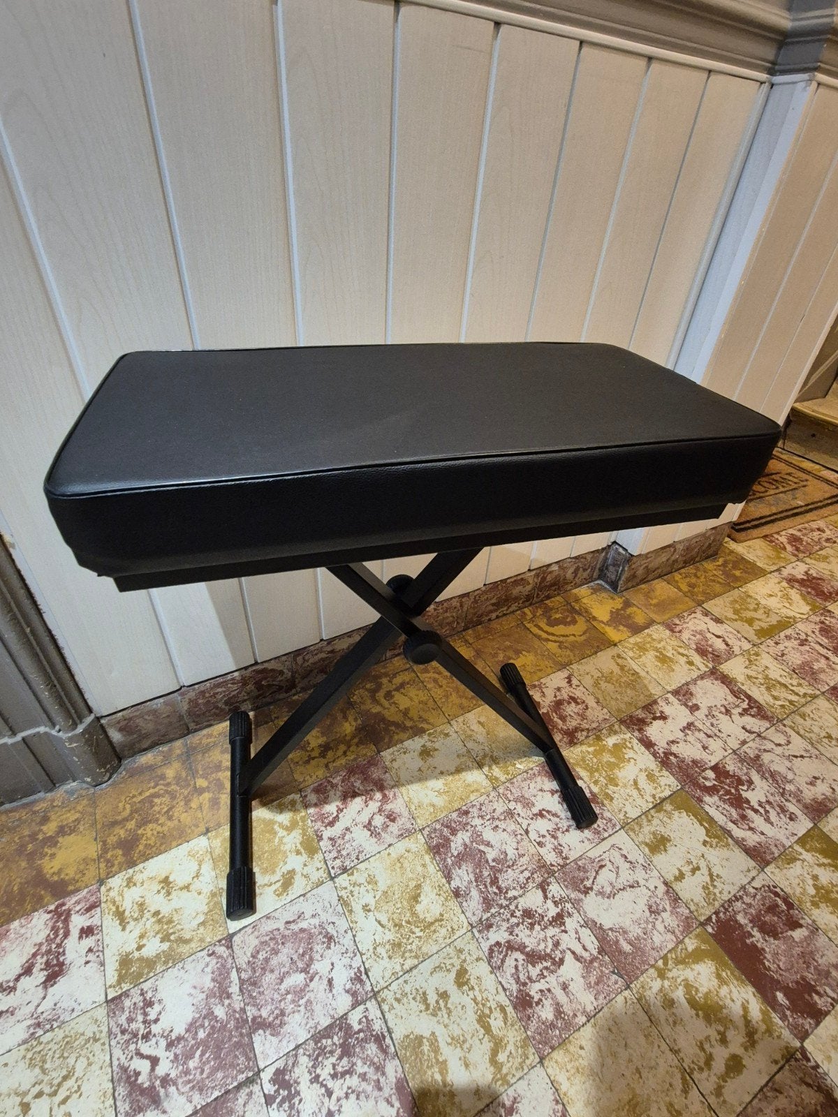 siege de piano banc pianiste pliable synthé synth, Enlèvement, Comme neuf, Noir, Piano