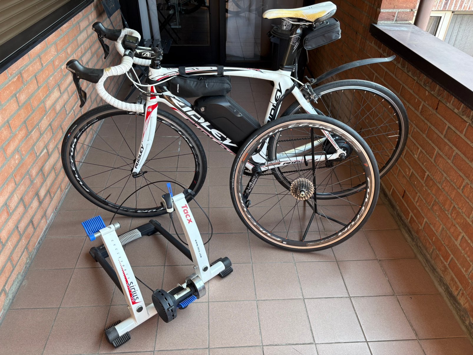 Koersfiets Ridley Noah, Ophalen