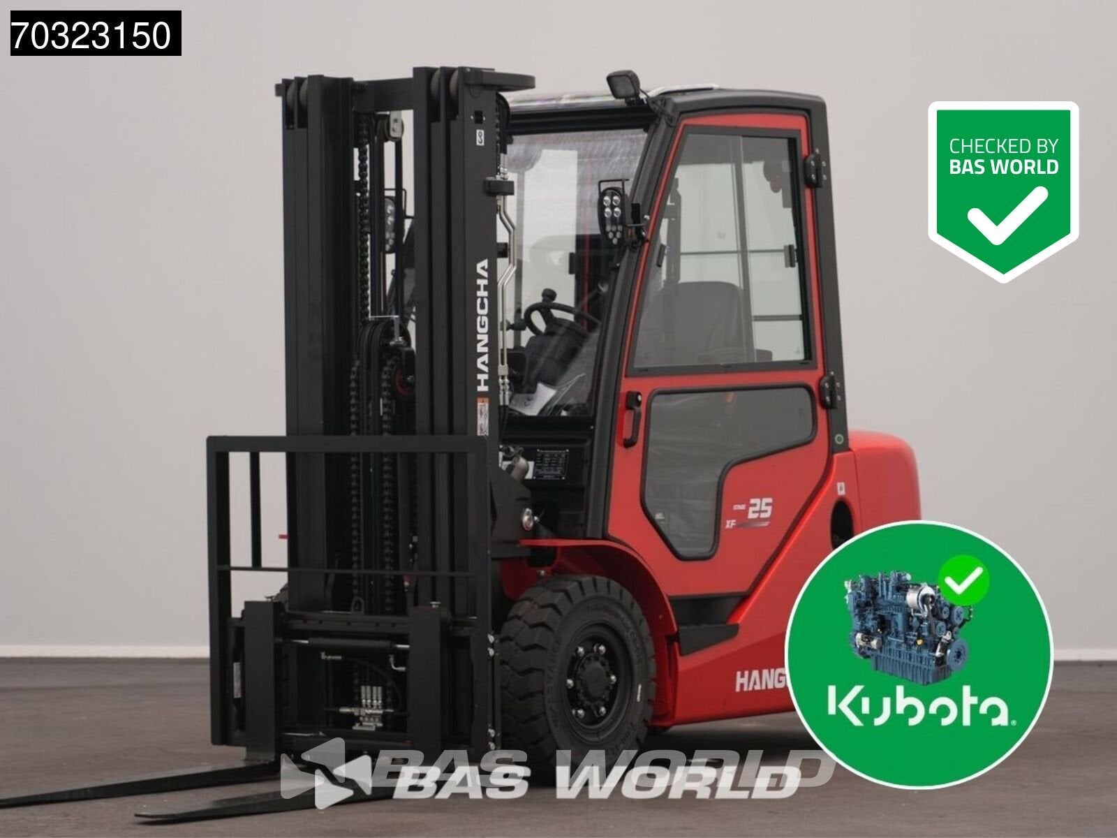 Hangcha CPCD25 FACTORY WARRANTY – KUBOTA ENGINE - CE, Zakelijke goederen, Diesel, Heftruck, Hangcha