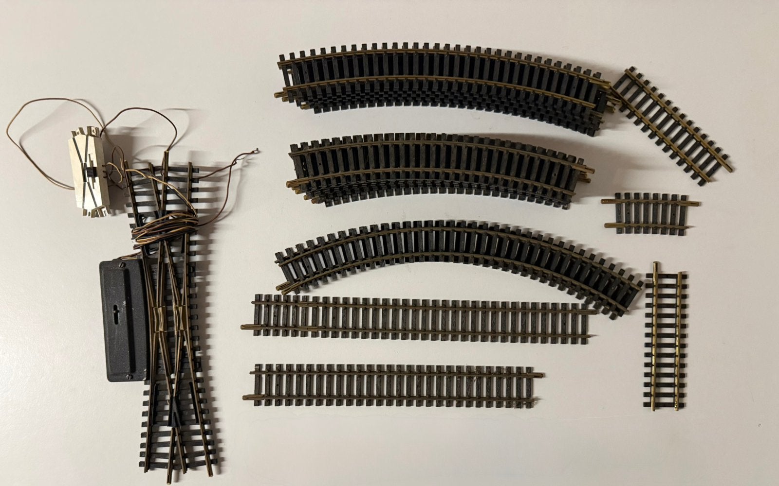 Fleischmann H0 – Lot van 24 Rails – Rechte & Gebogen Rails, Ophalen of Verzenden, Gebruikt, Rails, Fleischmann