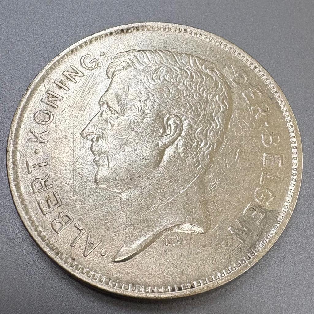 20 Frank / 4 Belga munt uit het jaar 1932, Timbres & Monnaies, Monnaies | Belgique, Monnaie en vrac, Autre, Enlèvement ou Envoi