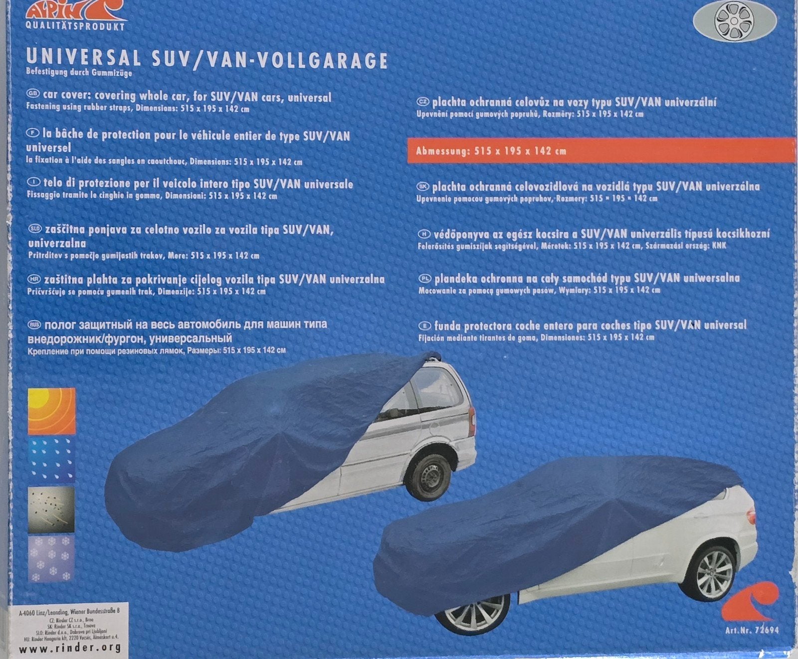 Auto Hoezen, Ophalen, Nieuw