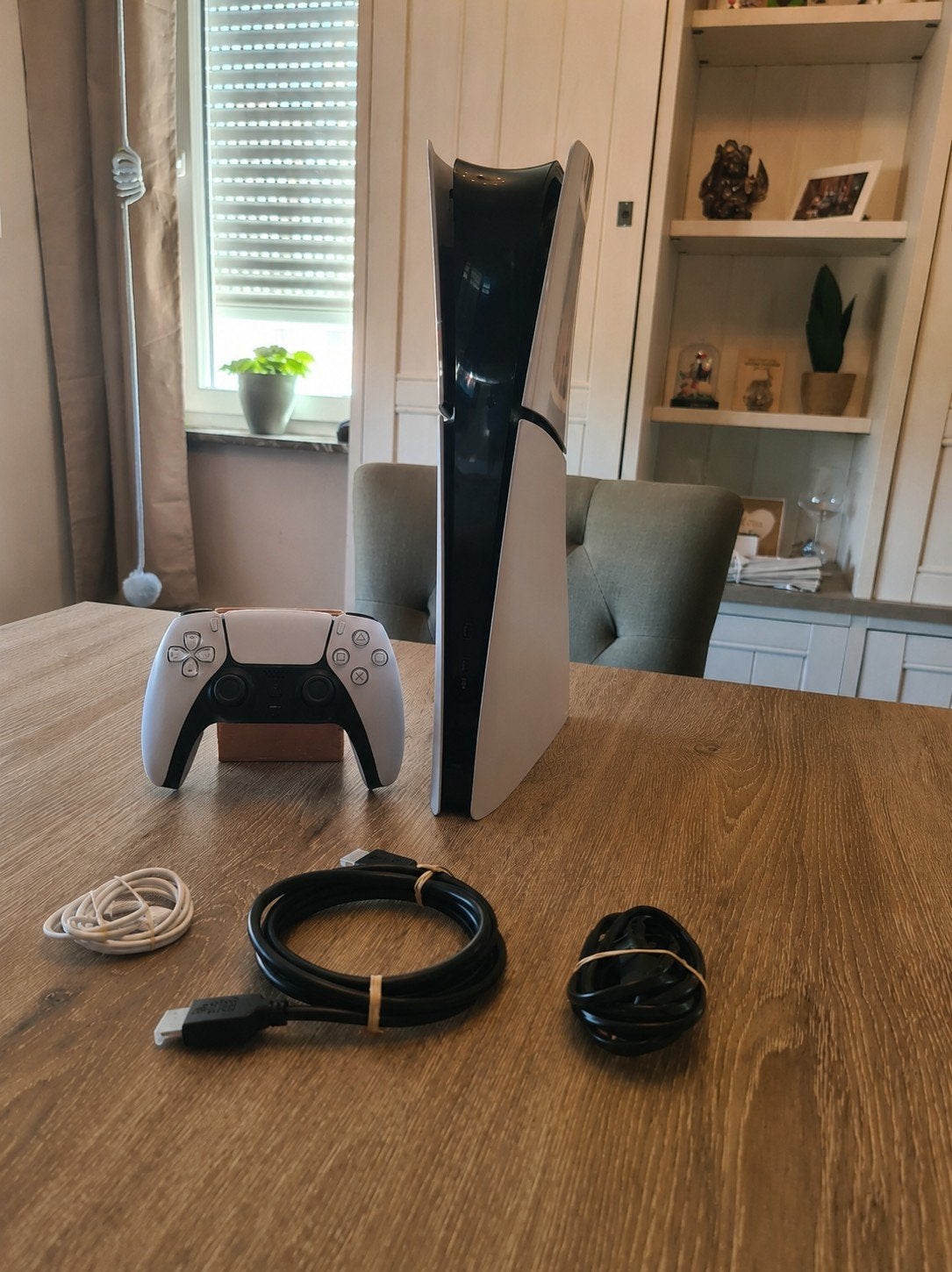 Playstation 5 Slim Digital Edition 1TB Nieuwstaat + Garantie, Games en Spelcomputers, Ophalen, Zo goed als nieuw, Playstation 5