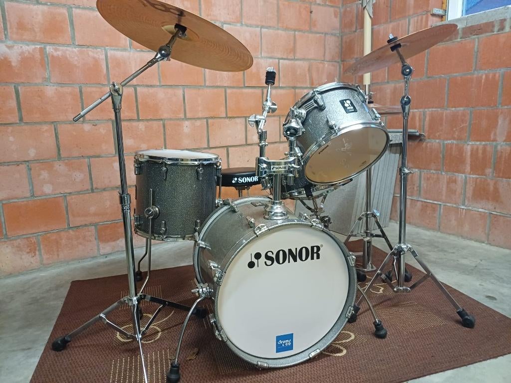 drum SONOR AQ2 SILVER SPARKLE, Musique & Instruments, Batteries & Percussions, Enlèvement, Comme neuf, Sorento
