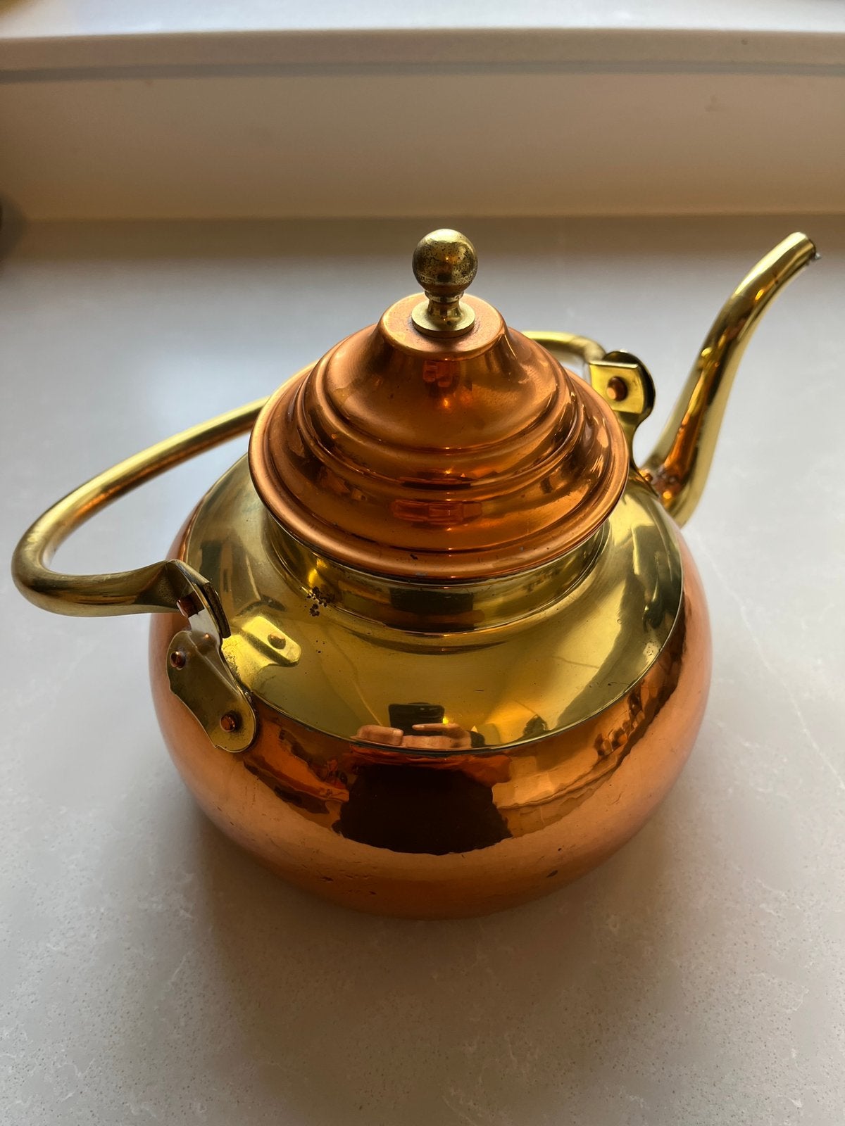 Koperen waterketel, Antiek en Kunst, Ophalen of Verzenden