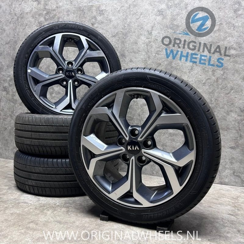 17 inch originele Taranis velgen + banden Kia  CEED 52910-J7, Gebruikt, -, -, Banden en Velgen