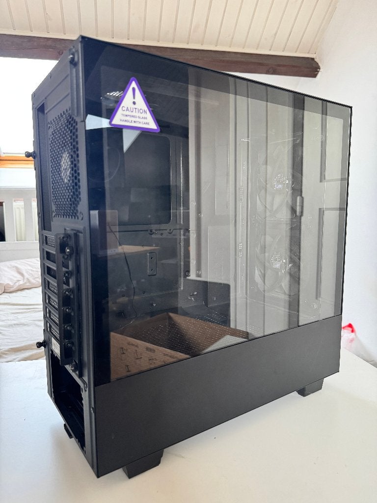 NZXT H510 noir + fans Thermalright TL-C12C/TL-C14C, Computers en Software, Computerbehuizingen, Ophalen, Gebruikt