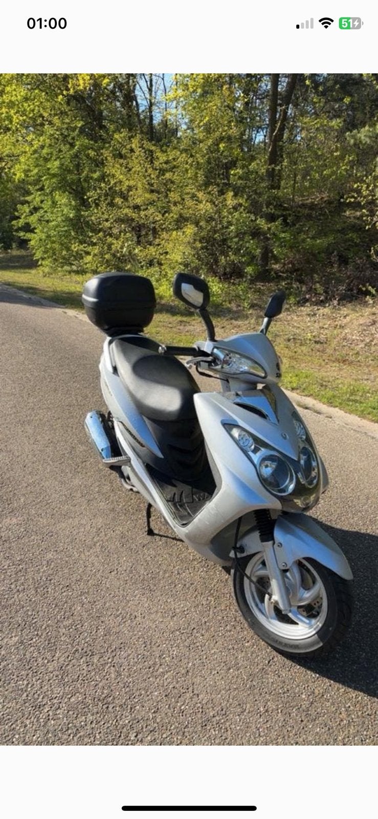 sym 125cc, Fietsen en Brommers, Scooters | SYM, Ophalen, Zo goed als nieuw