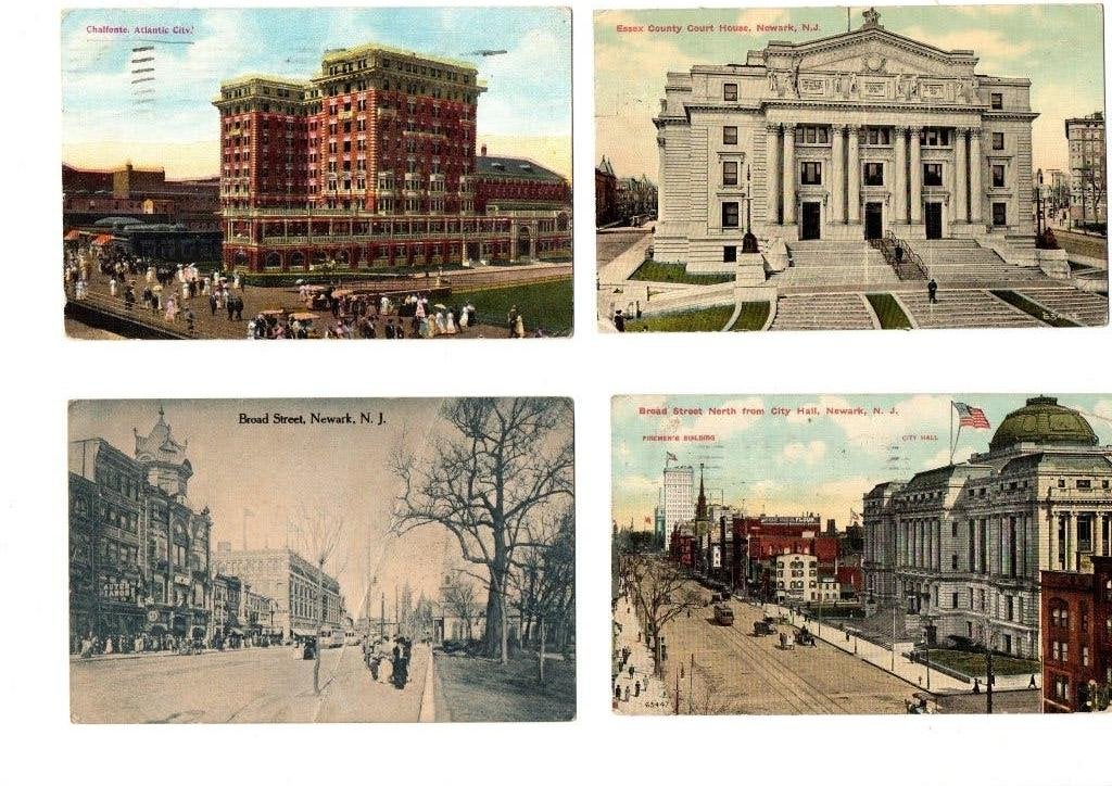 CARTES POSTALES ANCIENNES AMÉRIQUE 1913, Envoi, Avant 1920, Affranchie, Hors Europe