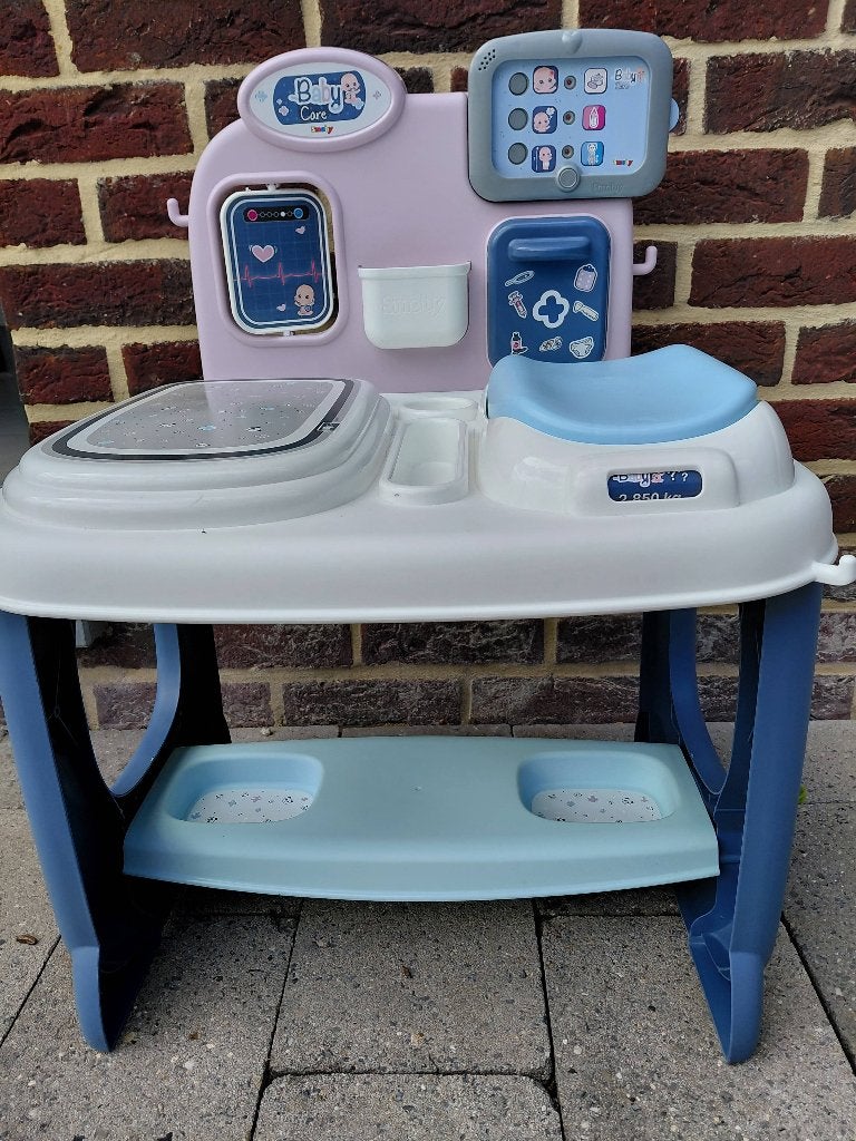 Centre de soins pour bébé Smoby, Enlèvement, Comme neuf, Plastique, Jouer à la cuisine