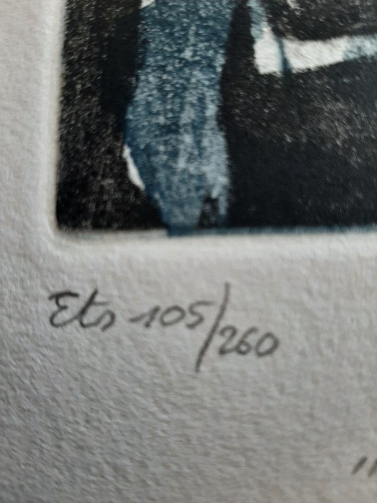 Ets Harry Laureys, Dagelijks leven, Ets, Genummerd, Ophalen of Verzenden