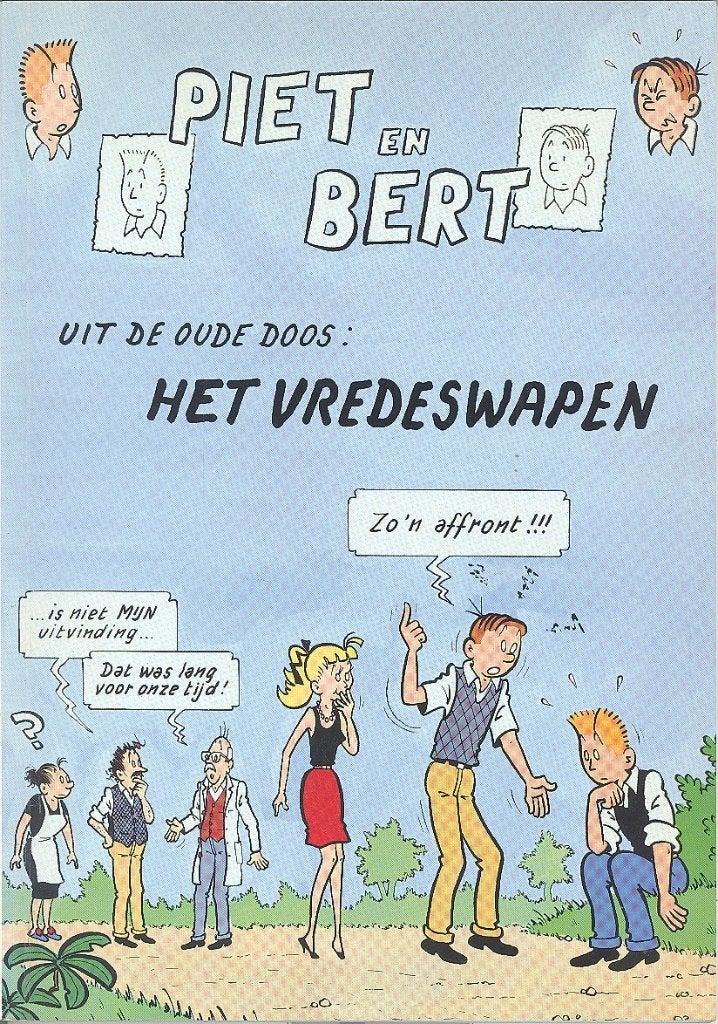 Piet Pienter en Bert Bibber - Het vredeswapen., Gelezen, Eén stripboek, Ophalen of Verzenden, POM