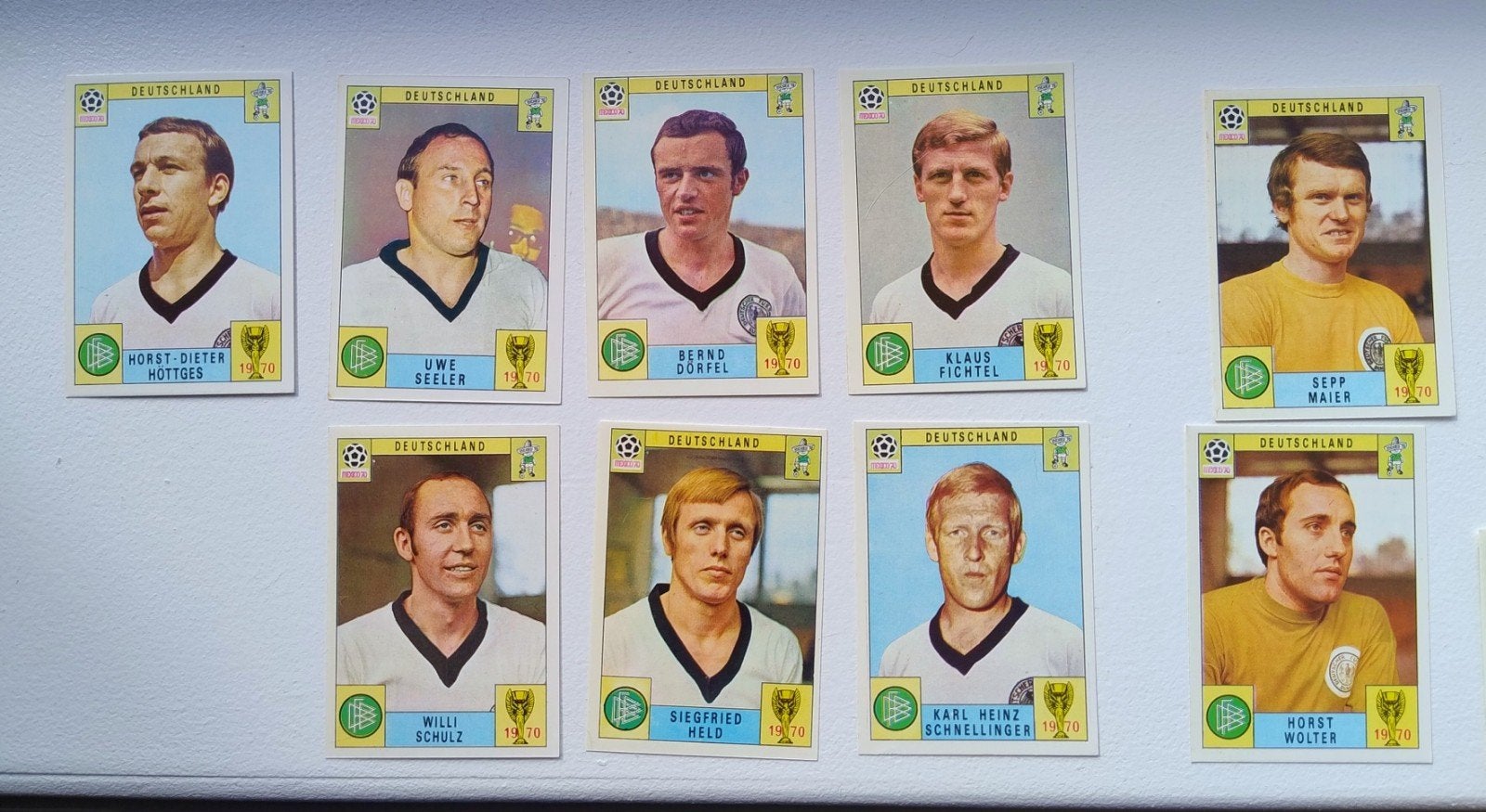 Panini Mexico 70 - Team Germany & Mascotte & Logo, Hobby en Vrije tijd, Ophalen