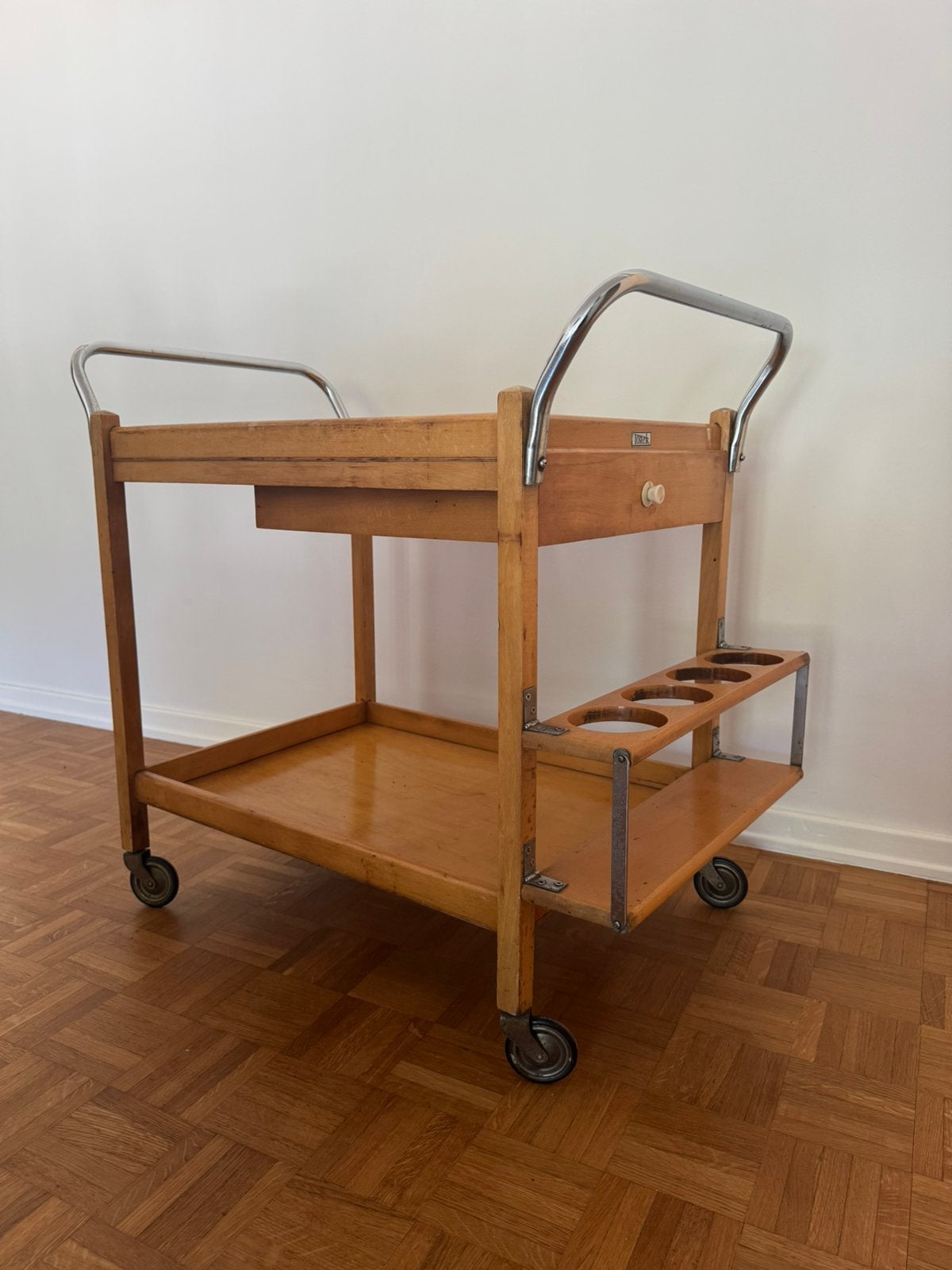 Vintage Torck trolley, Huis en Inrichting, Tafels | Sidetables, Ophalen, Gebruikt, 100 tot 150 cm, Vintage