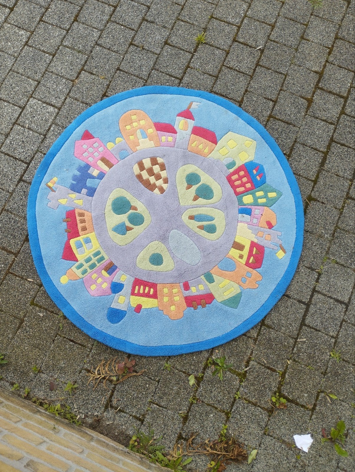 Beau tapis rond 120 cm laine marque HABA.De, Enfants & Bébés, Jouets | Extérieur | Jouets en vrac, Enlèvement ou Envoi