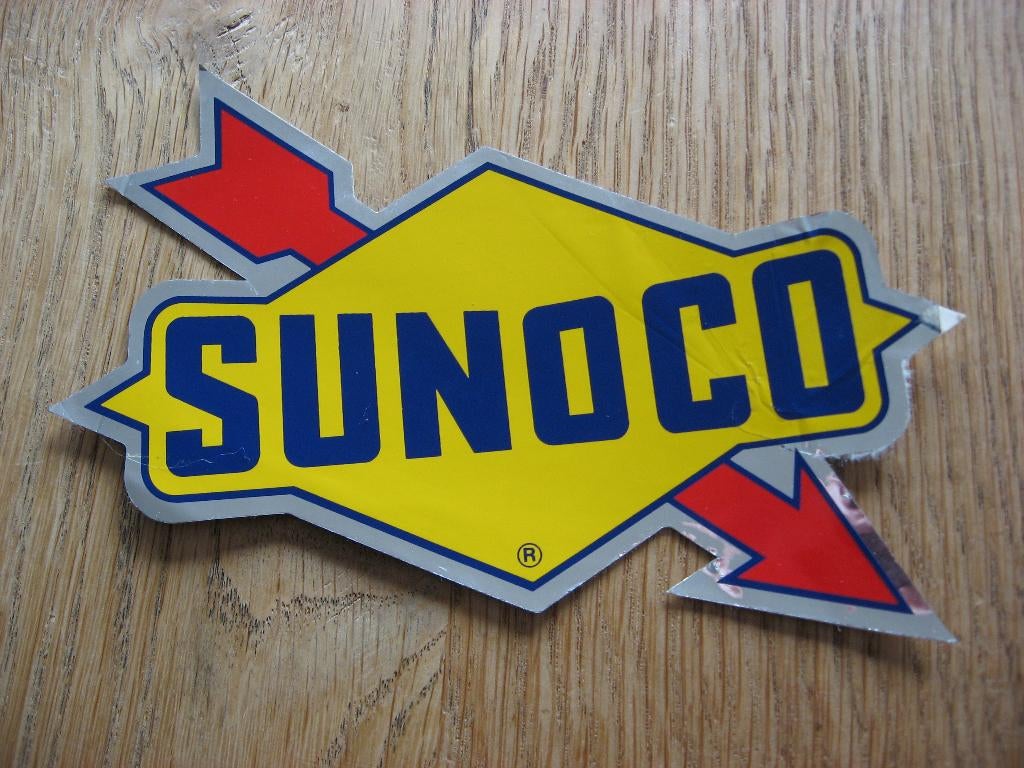 Sunoco Vintage Sticker, Verzamelen, Ophalen of Verzenden, Nieuw, Bedrijf of Vereniging