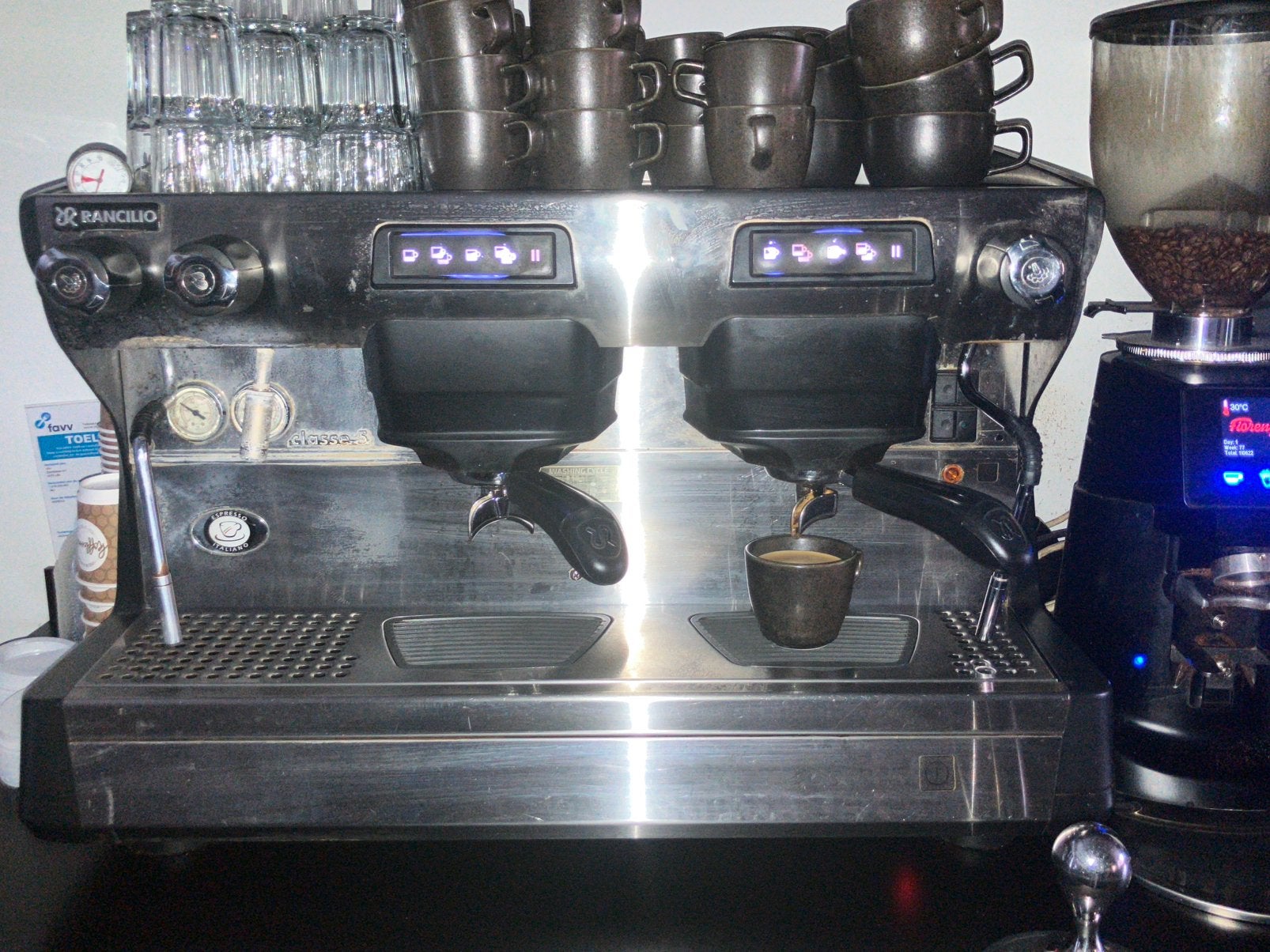 Koffiemachine rancilio classe 5, Ophalen, Gebruikt
