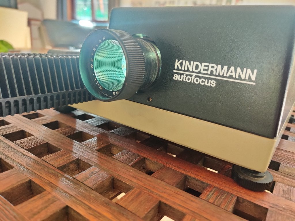Projecteur de diapositives Kindermann 1810, Enlèvement, Utilisé