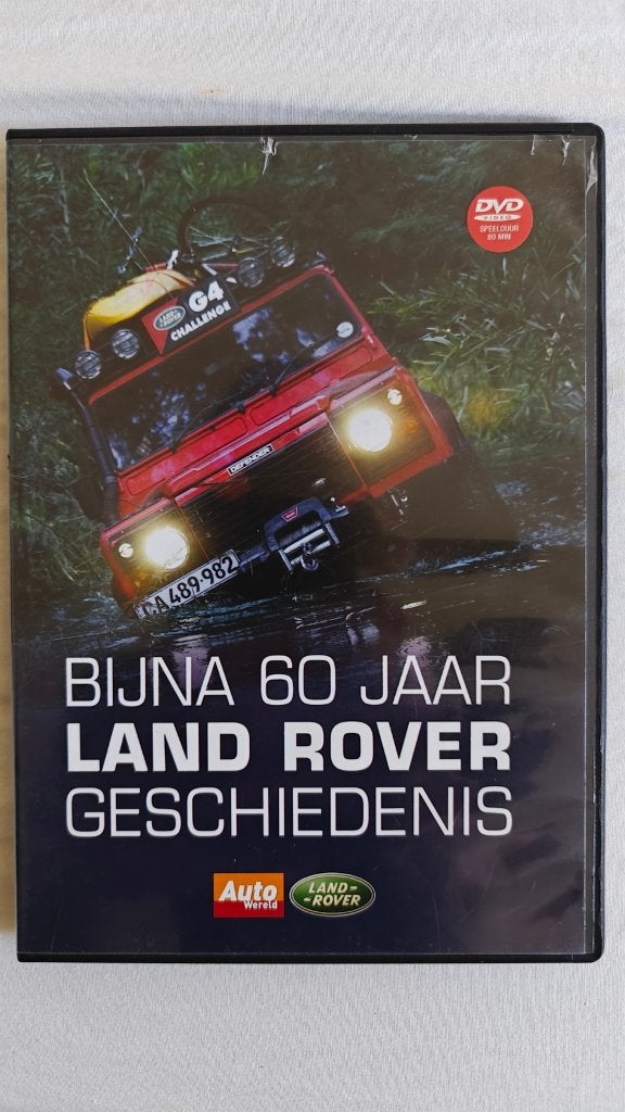 DVD de près de 60 ans d'histoire de Land Rover en bon état, Enlèvement ou Envoi, Anglais, Tous les âges, Comprend un DVD