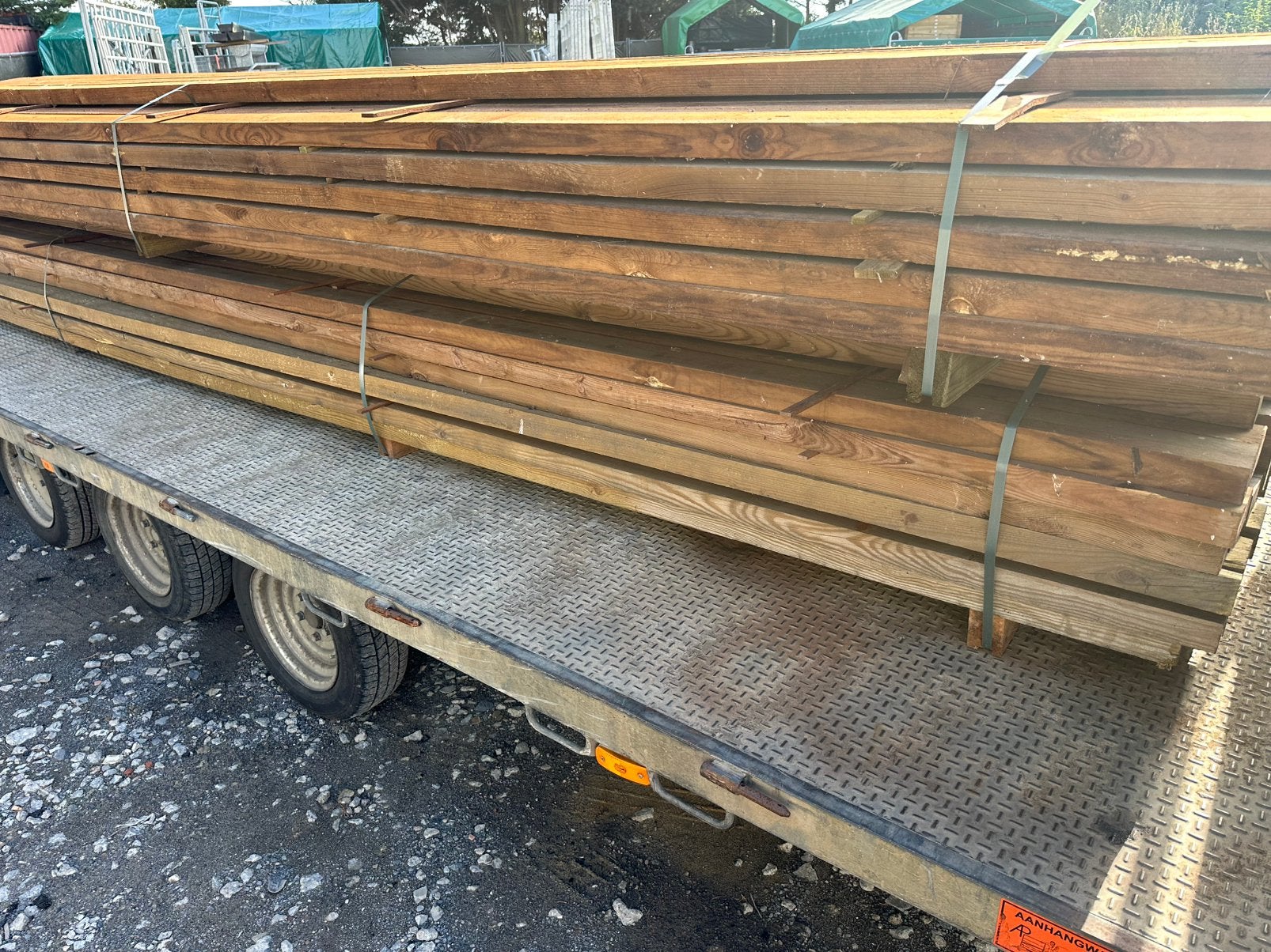 Geïmpregneerde planken, Enlèvement, Comme neuf, Planches