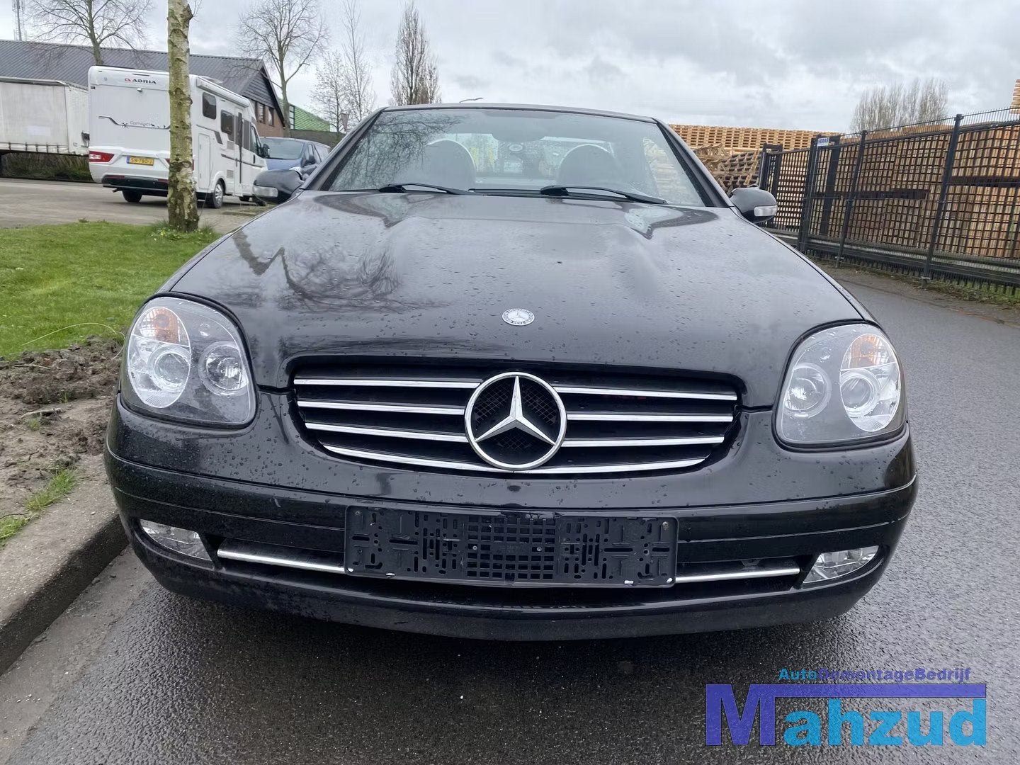 MERCEDES SLK R170 Zwart 197 Voorbumper bumper voor 1996-2004, Gebruikt, Mercedes-Benz AG, Voor, Mercedes-Benz