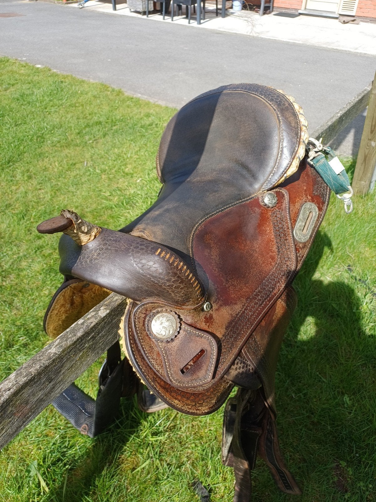 Westernzadel 17 inch, Dieren en Toebehoren, Paarden en Pony's | Zadels, Ophalen of Verzenden, Western