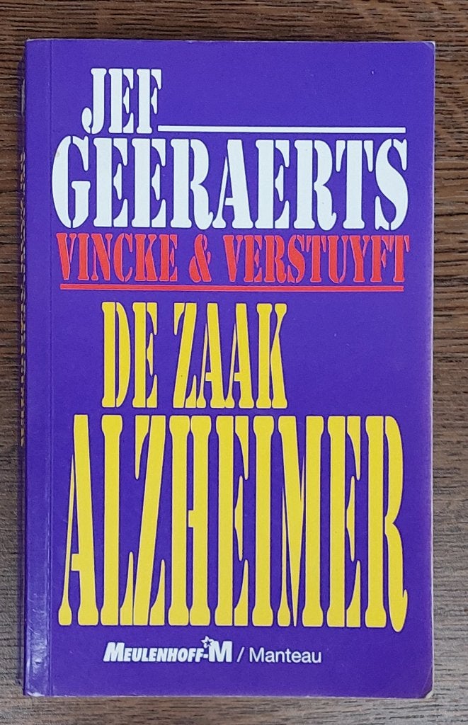 Boek- Jef Geeraerts - De Zaak Alzheimer, Boeken, Ophalen, Zo goed als nieuw, Jef Geeraerts, België