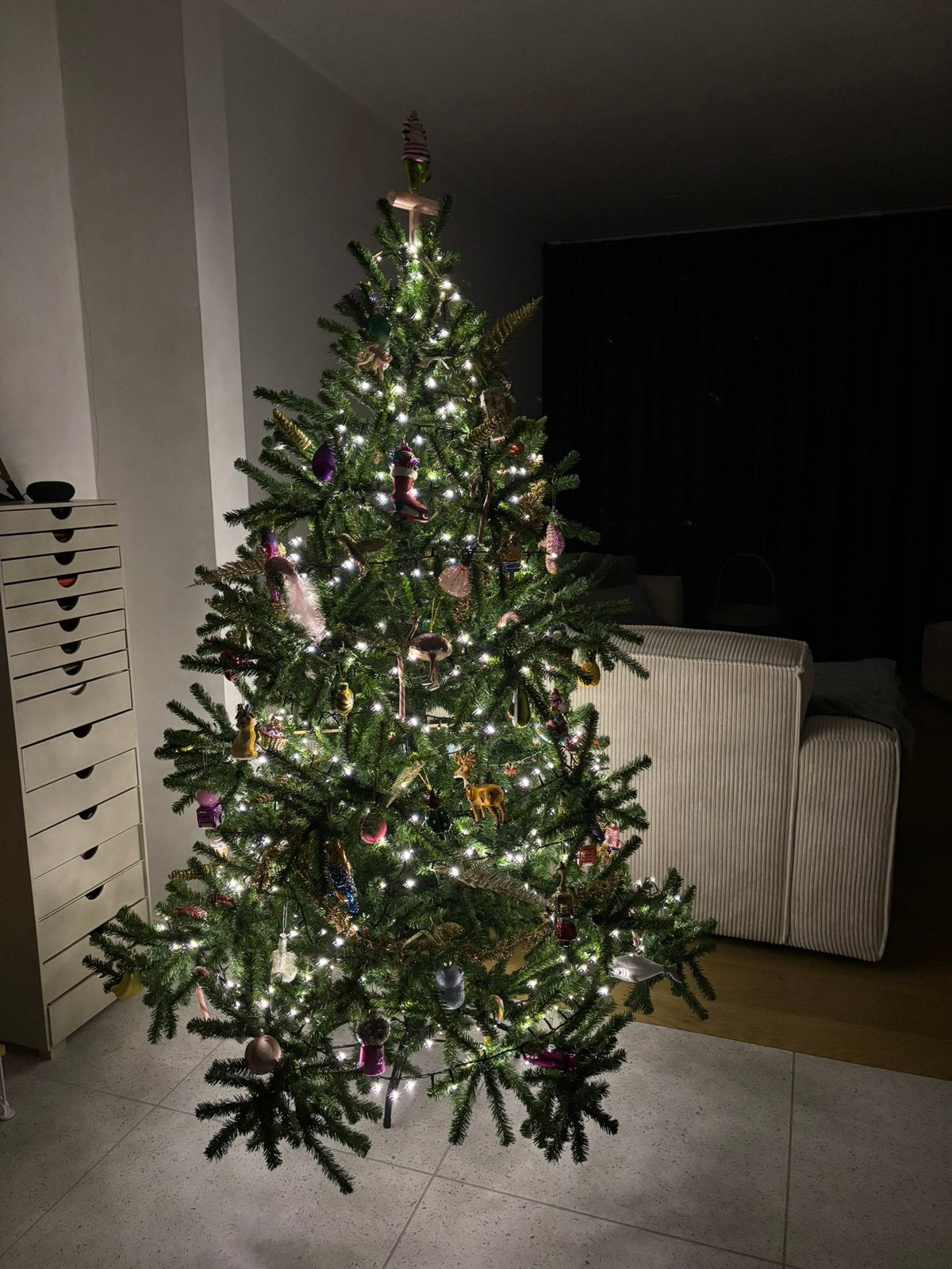 Kerstboom 180cm (zonder versiering), Ophalen, Zo goed als nieuw