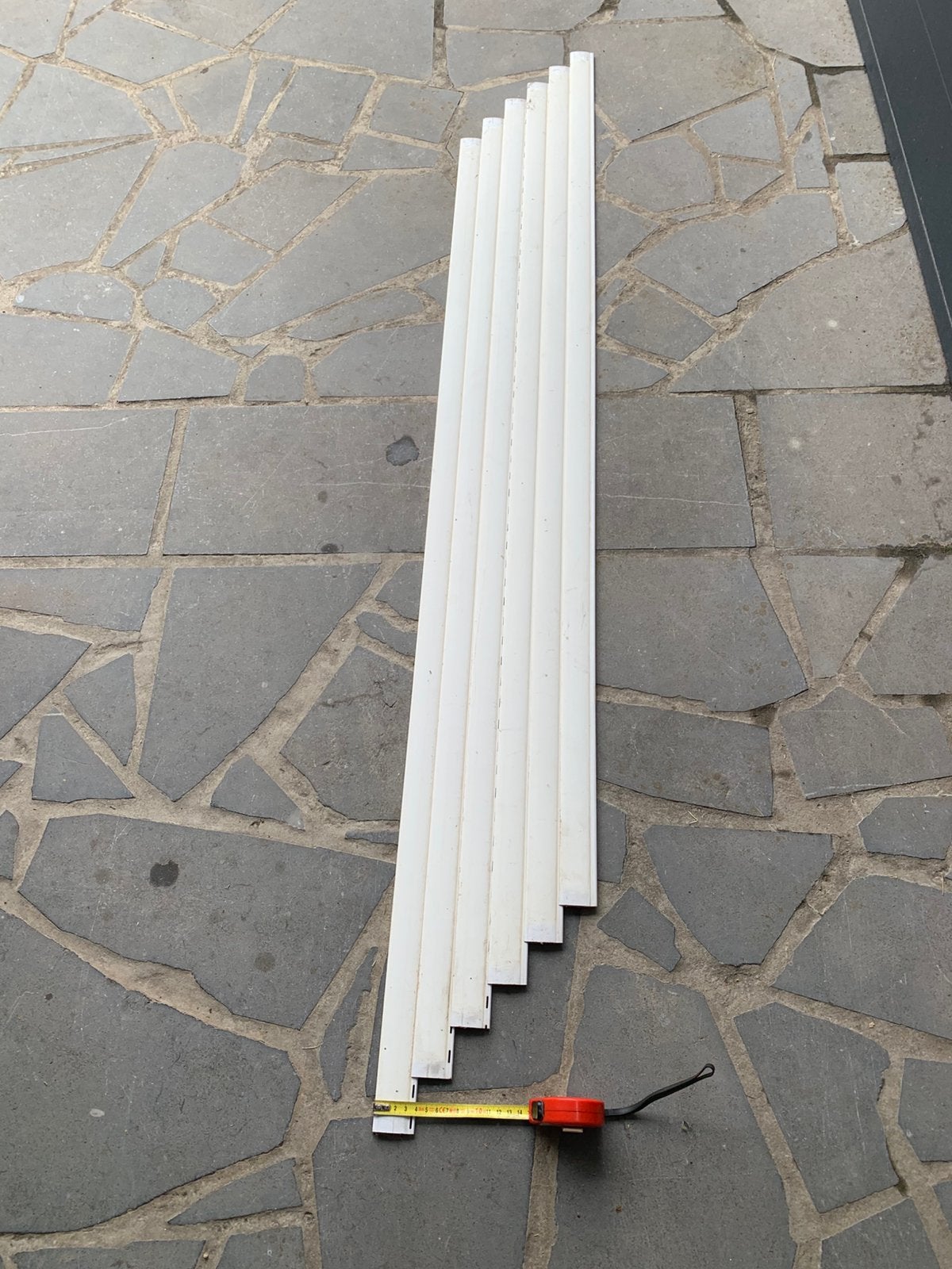 Lattes de volet pvc, Bricolage & Construction, Enlèvement, Utilisé, Blanc, 100 à 150 cm