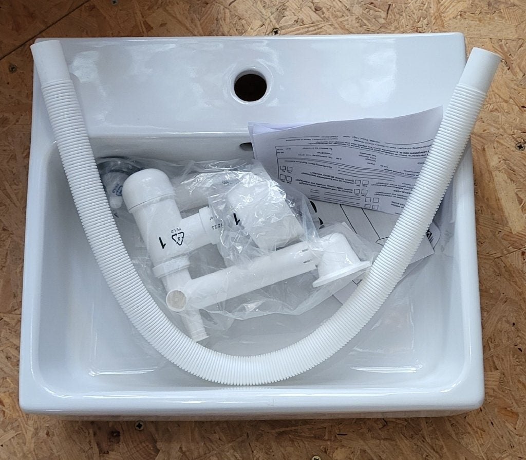 Wasbak Yddingen, Bricolage & Construction, Sanitaire, Enlèvement, Neuf, Pierre, Lavabo