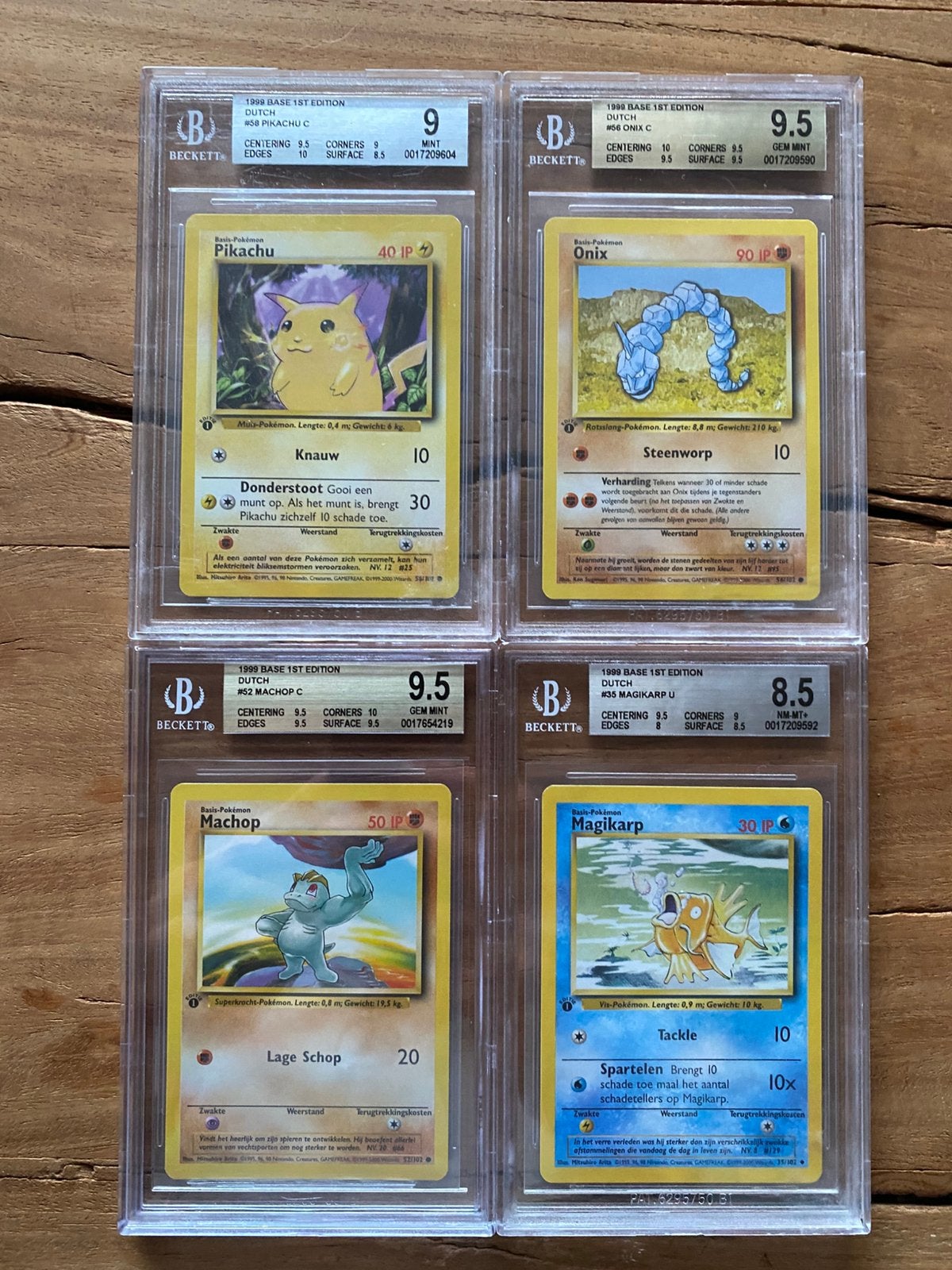 1999 first edition pokemon kaarten, Ophalen of Verzenden, Zo goed als nieuw