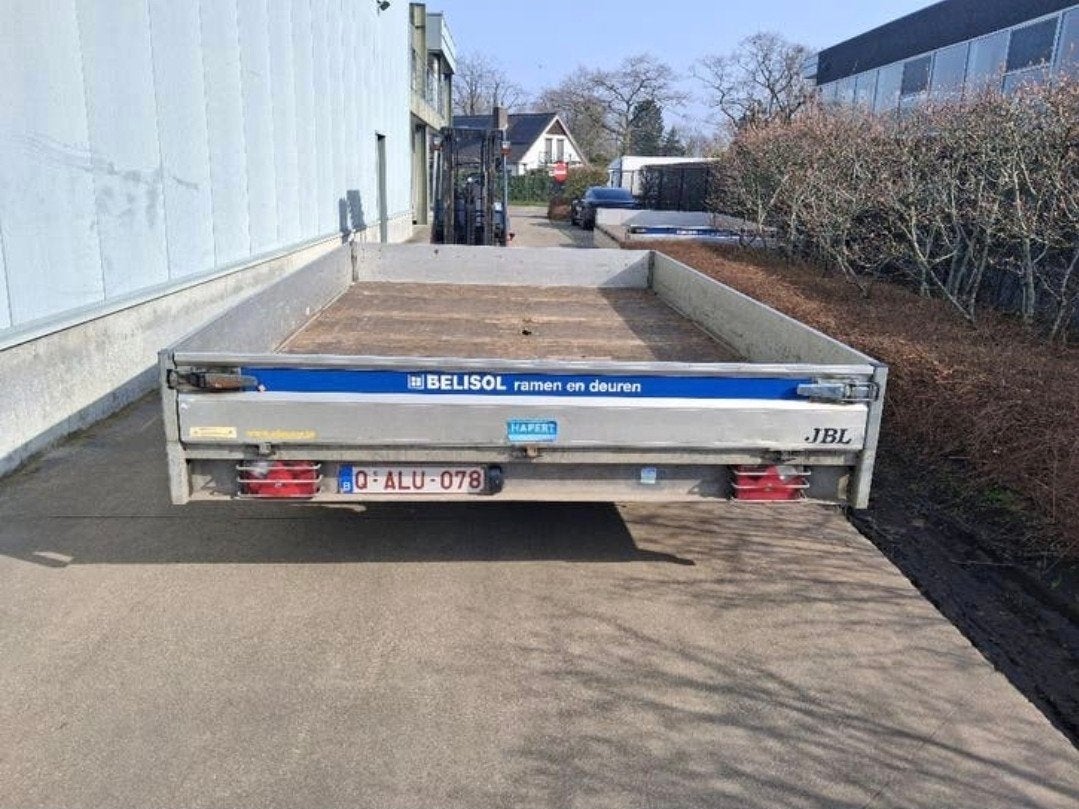 Grote plateau aanhangwagen 4m op 2m40, Auto diversen, Aanhangers en Bagagewagens, Ophalen