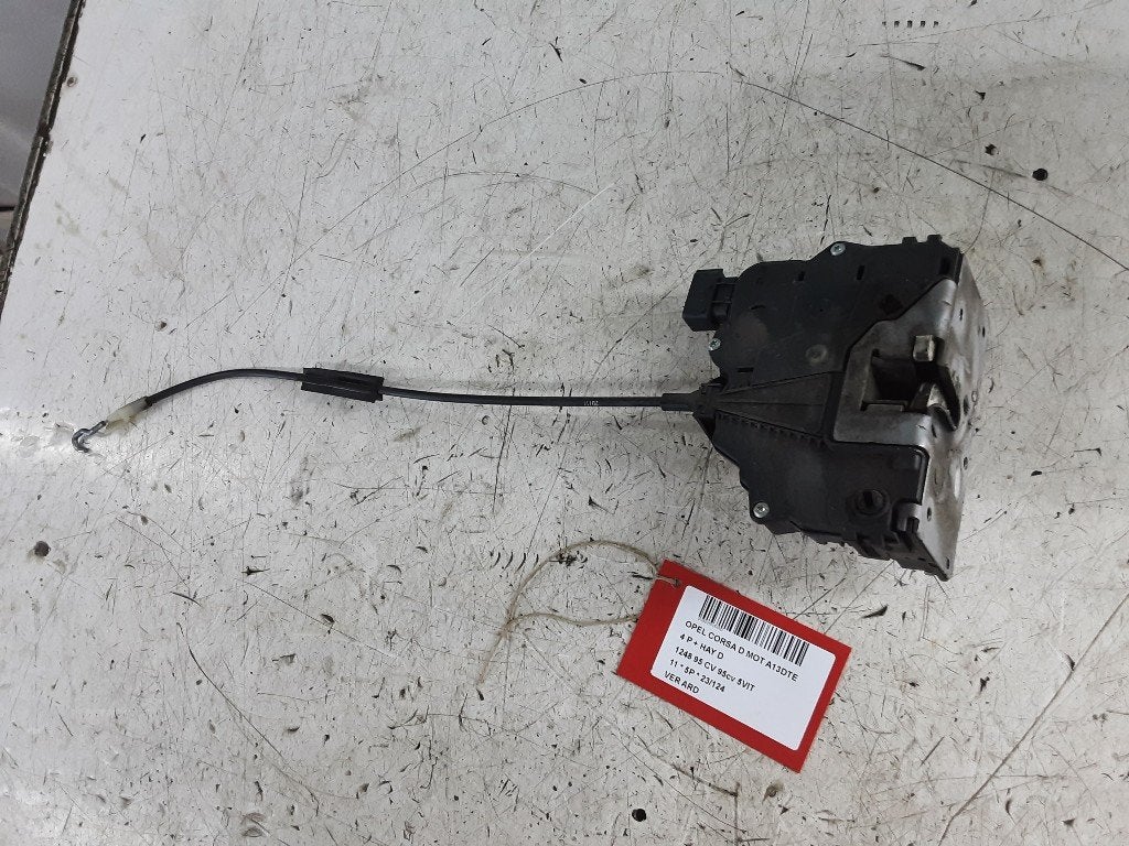 SERRURE DE PORTE ARRIÈRE DROITE Opel Corsa D (13258267), Autos : Pièces & Accessoires, Carrosserie & Tôlerie, Utilisé, Arrière