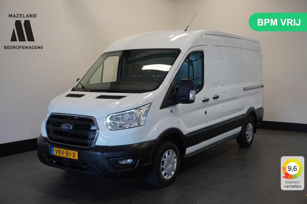 Ford Transit 2.0 TDCI 2x Schuifdeur L2H2 - EURO 6 - Airco -, Auto's, Parkeersensor, Wit, Bedrijf, Ford
