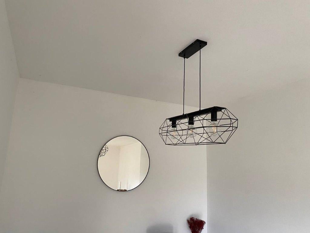 Set van zwarte industriële hanglampen, Enlèvement