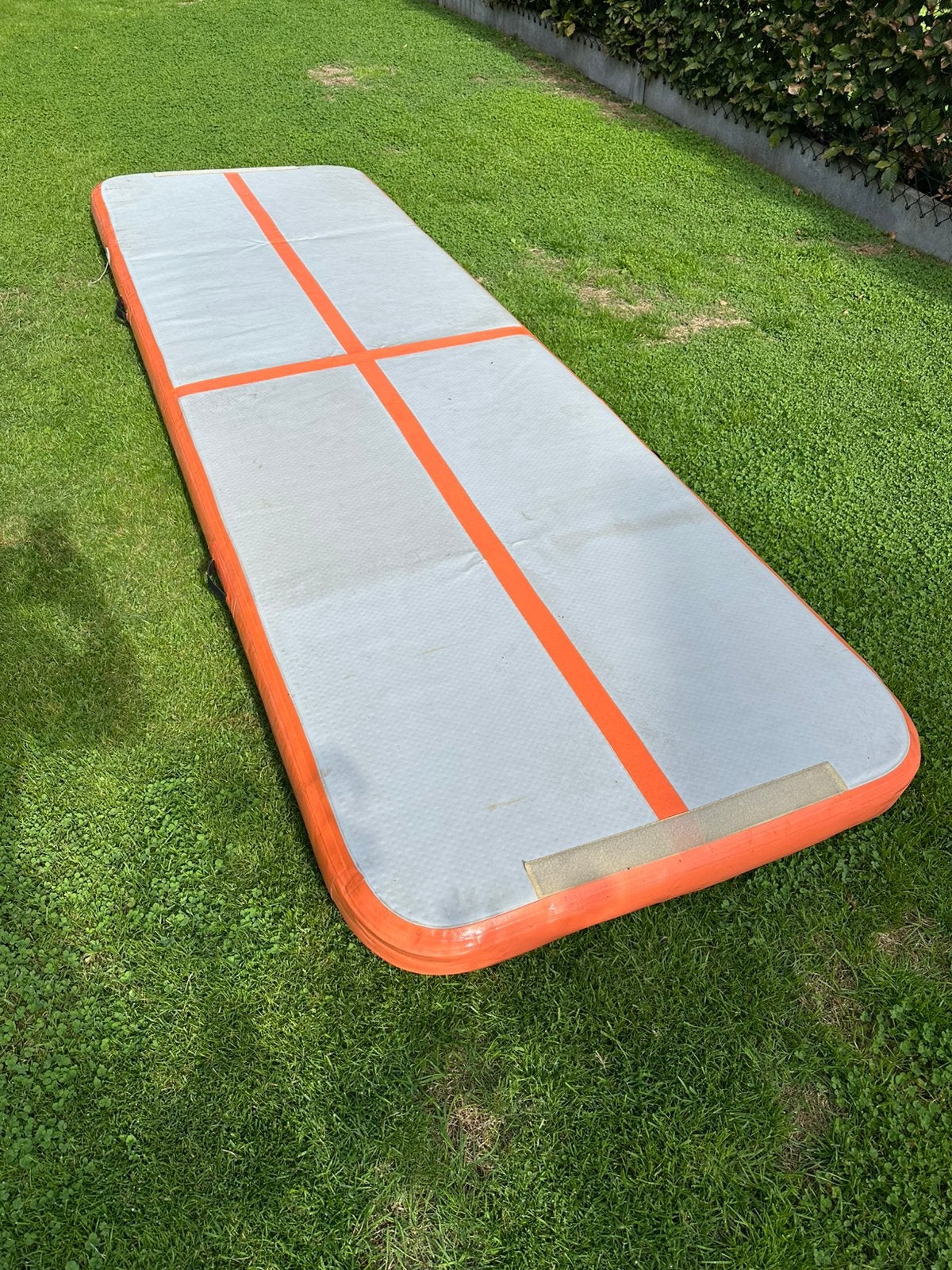 Airtrack 3m met pomp, Sport en Fitness, Ophalen, Zo goed als nieuw, Oranje