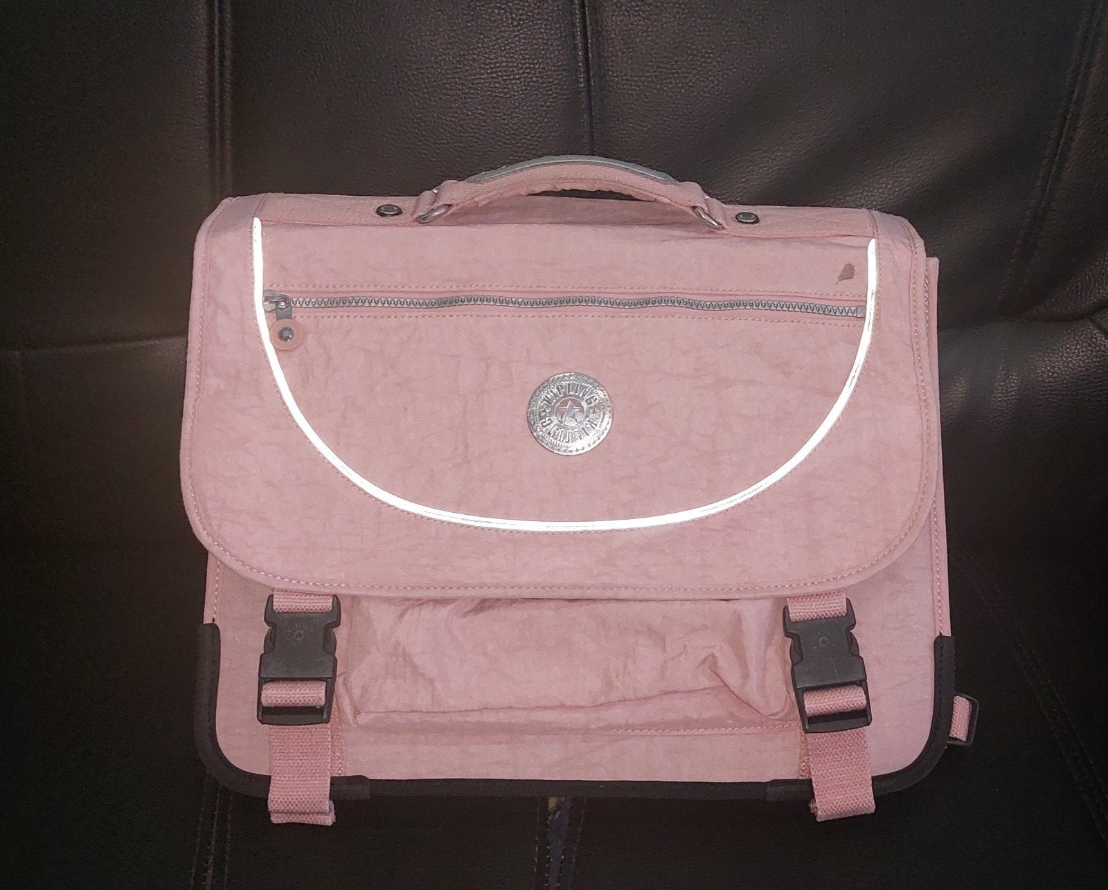 Kipling Preppy Schooltas / Boekentas – Lichtroze, Enlèvement, Utilisé, Rose, Porte-documents ou Cartable