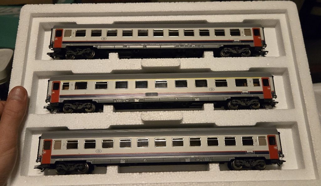 Marklin H0 43513 Set 3 wagons SNCB, Enlèvement ou Envoi, Comme neuf, Wagon, Märklin
