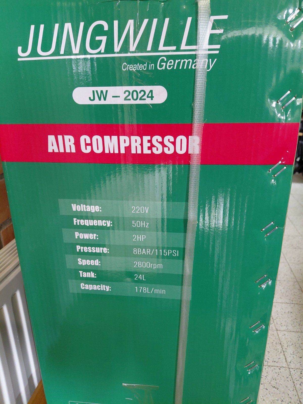 Compressor jungwille ⁹ 2pk motor, Ophalen