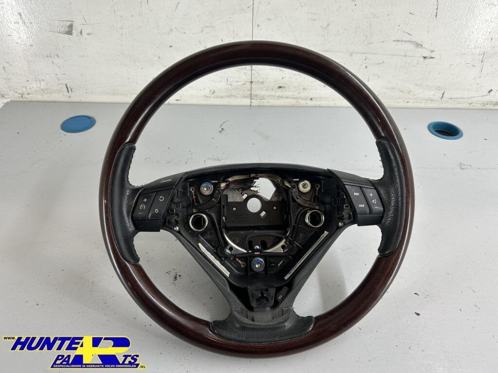 Stuurwiel hout Volvo V70/S60/S80/XC90 ('00-'08) 30643343, Gebruikt, Ophalen of Verzenden, Volvo, Volvo