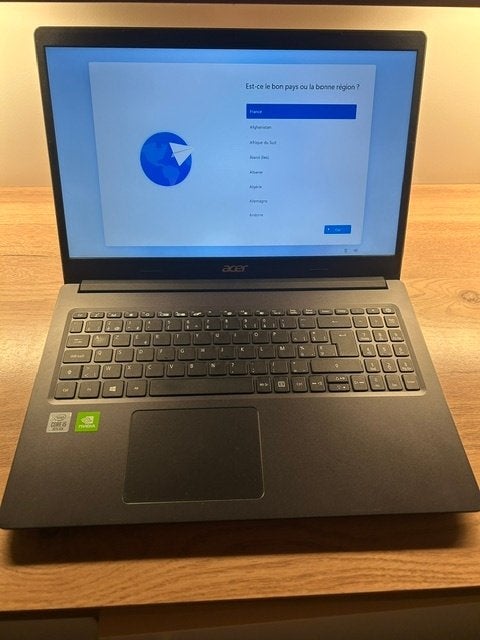 Acer 16" laptop, Computers en Software, Windows Laptops, 8 GB, Minder dan 2 Ghz, Zo goed als nieuw, Azerty