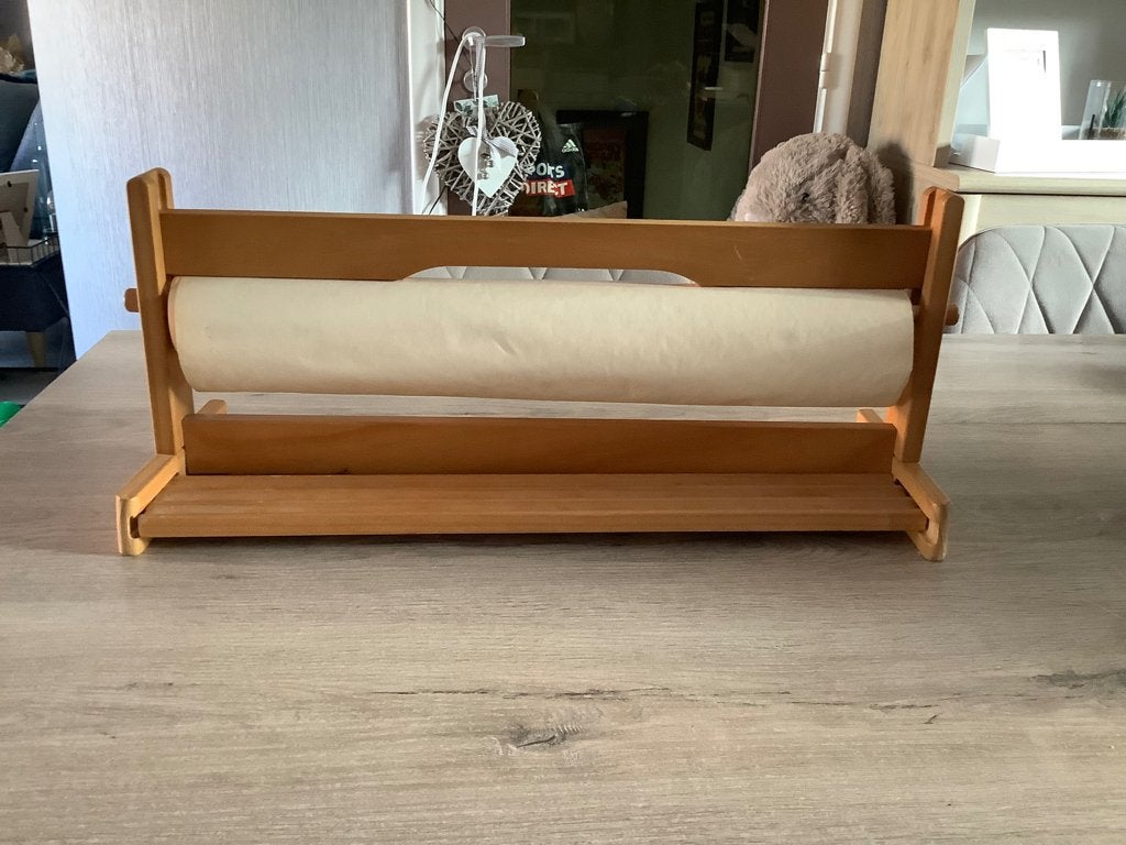 Houten papierrolhouder (53x23 cm), Ophalen of Verzenden