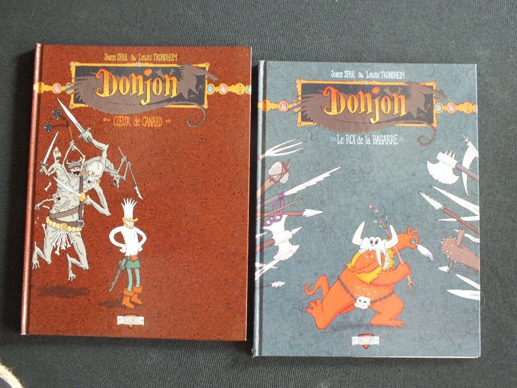 DONJON (3 ALBUMS)       EDITIONS DELCOURT, Complete serie of reeks, Ophalen of Verzenden, Nieuw, SFAR & TRONDHEIM