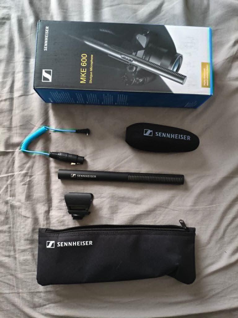Sennheiser MKE 600 - Shotgun Microfoon, Musique & Instruments, Microphones, Enlèvement, Neuf, Autres types