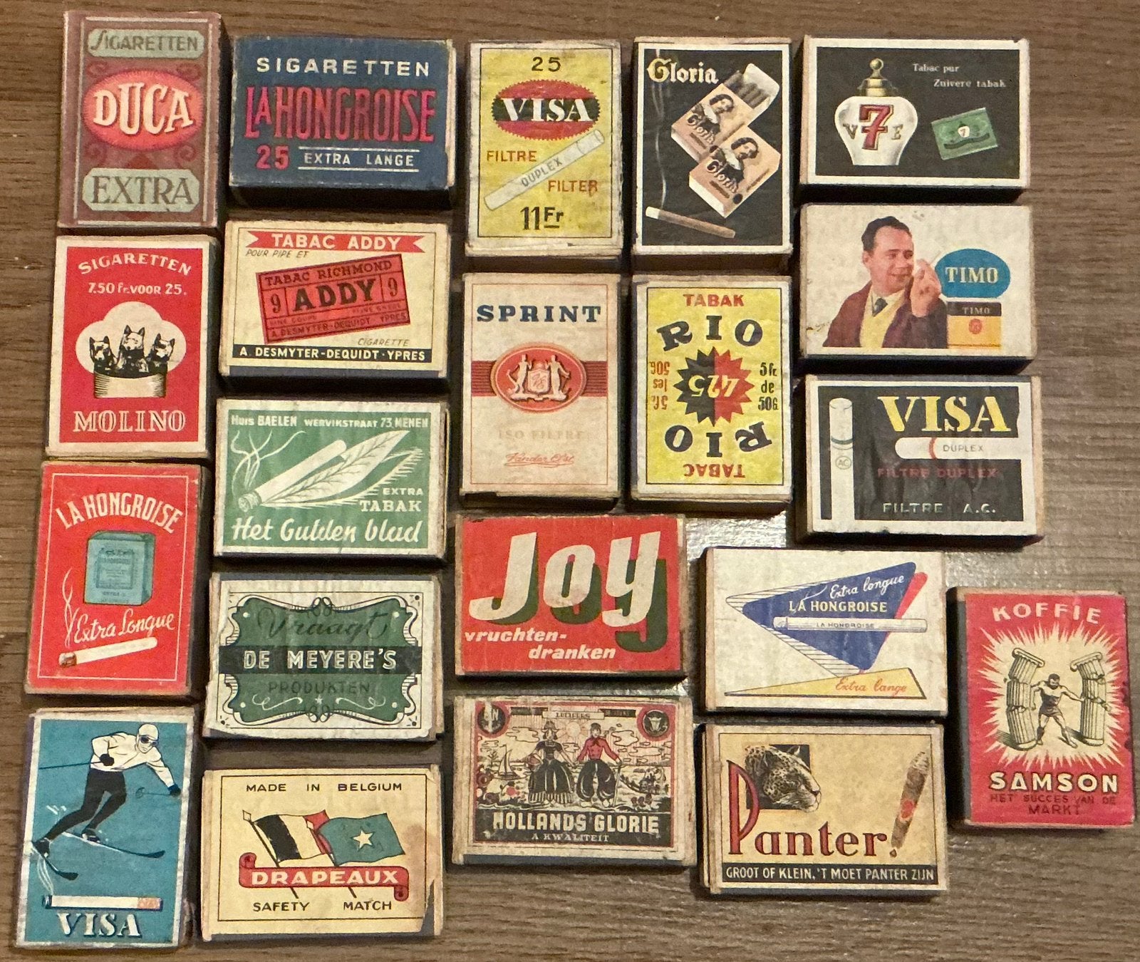 Lot de boîtes d'allumettes anciennes/pleines, Collections, Enlèvement ou Envoi, Comme neuf, Boîtes ou marques d'allumettes